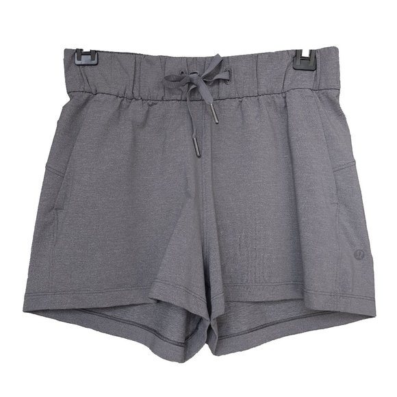 lululemon athletica Pants - Lululemon Heathered Slate On The Fly Short